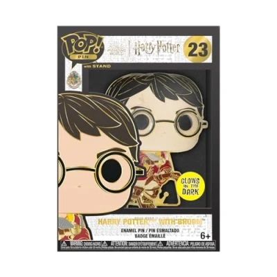 Image de Funko Large Pop! Enamel Pin Harry Potter POA 20th on BroomPin en Émail Broche Fantaisie Mignonne à Collectionner pour Les Sacs Dos et Idée de Cadeau