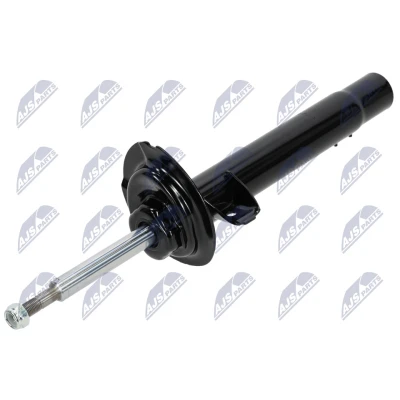 Image de NTY A BM 031 Amortisseur Essieu avant droit Pression de gaz Système bitube Jambe suspension Goujon en haut, Collier bas