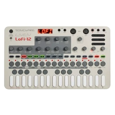 Image de Sonicware LIVEN Lofi 12 [Lo fi Groovebox &amp; Sampler] Echantillonnage rétro avec mode échantillonneur 12bit, séquenceur pas à 4 pistes, 10 voix, effets de piste + 9 maîtres