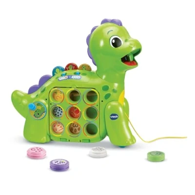 Image de Figurine miniature personnage Vtech 3480 532022 Dinosaure glouton Enfant Compte et apprends, , Moyen