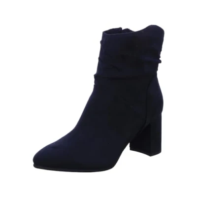 Image de MARCO TOZZI Bottines À Talon pour Femme 2 25307 41, Bleu Marine Foncé, 41 EU