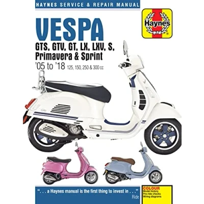 Image de Vespa GTS, GTV, GT, LX, LXV, S, Primavera &amp; Sprint (05 18)