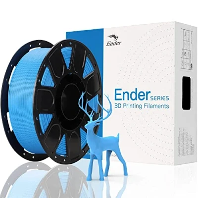 Image de Creality Official 3D Printer Filament PLA 1.75mm Imprimante Dimensional Accuracy +/ 0.02 mm 1KG (2.2 LBS) Spool Matériaux D&#039;impression en Bleu