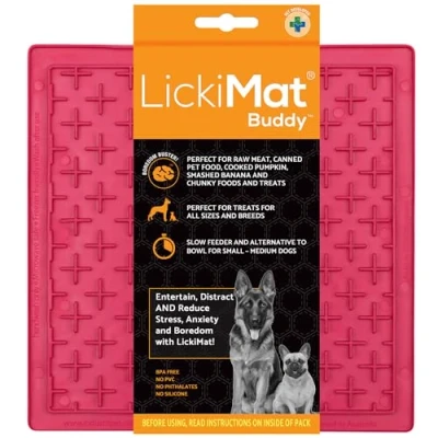 Image de LICKIMAT Tapis de léchage Buddy pour Chats et Chiens