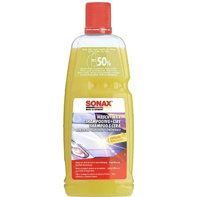 Image de SONAX Shampoing+cire (1 litre) nettoie et protège la peinture en une opération Réf: 03133410