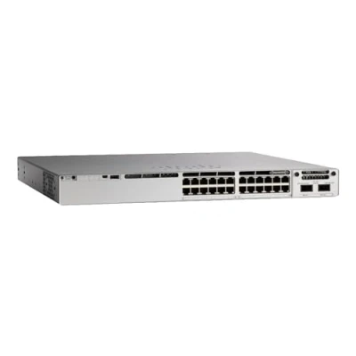 Image de Cisco Catalyst C9300 24UX E commutateur réseau Géré L2/L3 10G Ethernet (100/1000/10000) Connexion Ethernet, supportant l&#039;alimentation via ce port (PoE) 1U Gris Neuf
