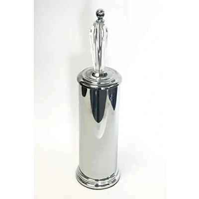 Image de Splash Home Tammy Brosse WC en Acier Inoxydable avec support Chromé