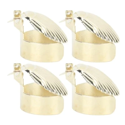 Image de PenRux Lot de 4 éteignoirs Bougies, Extincteurs Automatiques D&#039;incendie, Bouchon D&#039;éteignoir Mèche Bougie pour éteindre la Flamme en Toute sécurité (Or)