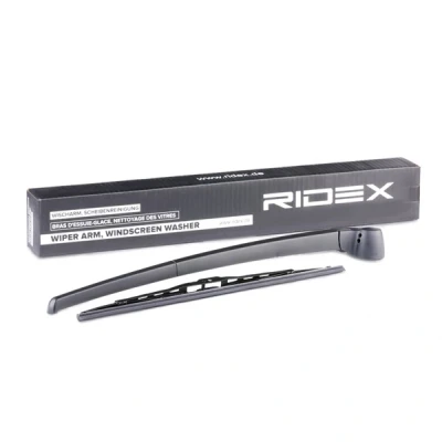 Image de Bras d&#039;essuie glace, nettoyage des vitres Ridex 301W0018 arrière avec cache, balai glace intégré AUDI: A4 B6 Avant, A3 3/5 portes