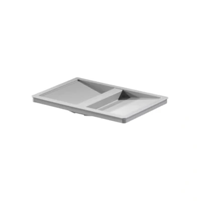 Image de Hailo Couvercle en Plastique Gris avec poignée encastrée 298 x 209 22 mm 1104849