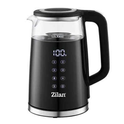 Image de Zilan Bouilloire à Double Paroi avec Écran Numérique, 1,7 Litre, 2200W, Fonction de Maintien au Chaud, Protection Contre l&#039;Ébullition Sec, Quatre Températures Préréglées, Démarrage Automatique