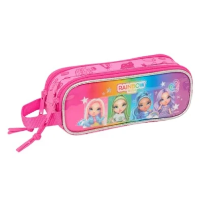 Image de RAINBOW HIGH SHINE Trousse double pour enfant, idéale les enfants d&#039;âge scolaire, confortable et polyvalente, qualité résistance, 21 x 6 8 cm, multicolore, M, Décontracté