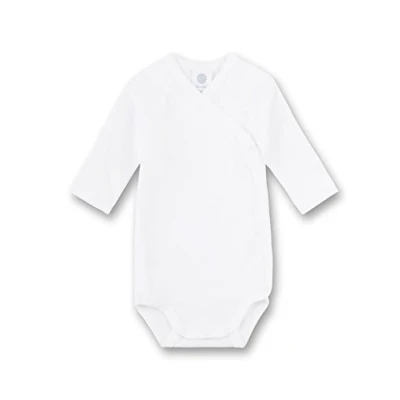 Image de Sanetta 302300 Langarm Manches longues Mixte Bébé Blanc Taille: 1 mois (50 cm)