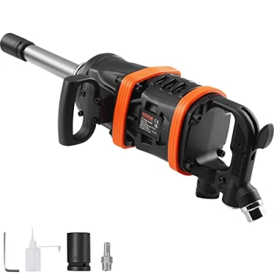Image de VEVOR Clé à Choc Pneumatique Carré 2,54 cm Chocs Air Comprimé 7016 Nm 3000 tr/min Aluminium avec Enclume 20,3 Connecteur Rapide d&#039;Air Pot d&#039;Huile pour Réparations Auto Lourdes Mécaniciens
