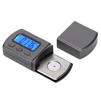 Image de Topiky Jauge D&#039;échelle de Force Stylet Platine 0.01g Testeur Pression Suivi Rétroéclairage LCD Bleu pour Cartouche Phono Bras Lecture