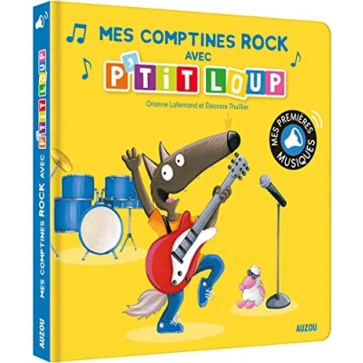 Image de Mes comptines rock avec p&#039;tit loup Livre d’occasion Correct