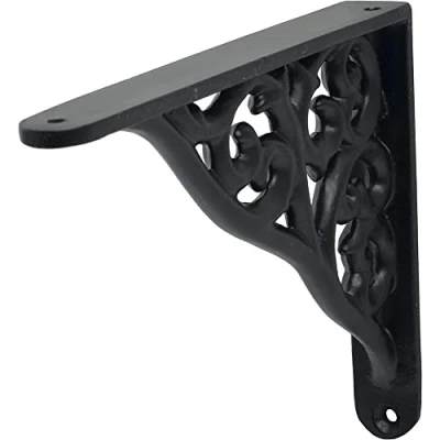 Image de Duraline Support à Tablette Console Baroque, 19 x 15 cm, Noir