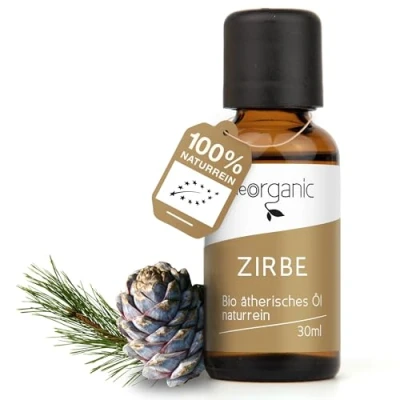 Image de NeoOrganic® Huile de pin cembro bio (Pinus Cembra Alpes) 30 ml naturelle issue la cueillette sauvage à 2000 m d&#039;altitude au Tyrol, en Autriche essentielle 100 %