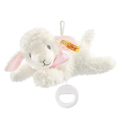Image de Steiff TRÄUM SÜSS LAMM Spieluhr Peluche pour enfants, Taille: One Size, Rosa
