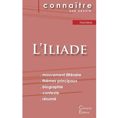 Image de Fiche de lecture Iliade Homère (Analyse littéraire référence et résumé complet) Livre d’occasion Bon