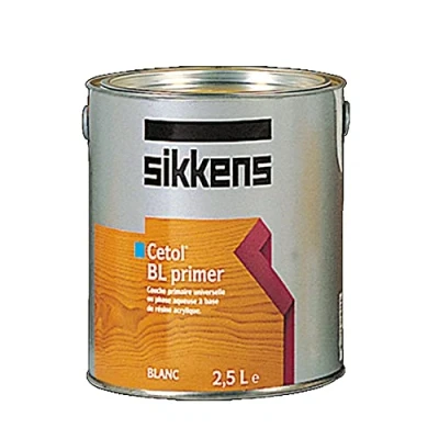 Image de Sikkens Cetol BL Primer Primer, Bois, Prêt à l&#039;emploi, White, À base d&#039;eau, Opaque, Finition mate