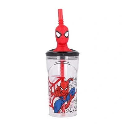 Image de STOR Figurine 3D Verre 360 ML Spiderman Urban Web
