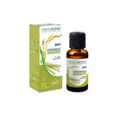 Image de Naturactive Complex&#039; Citronnelle Huiles Essentielles Bio Pour Diffusion 30ml