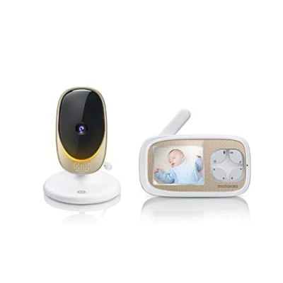 Image de Motorola Nursery Comfort 40 Babyphone Vidéo Connecté avec Écran 2.8&quot; Vision Nocturne Infrarouge Communication Bidirectionelle 1 Unité