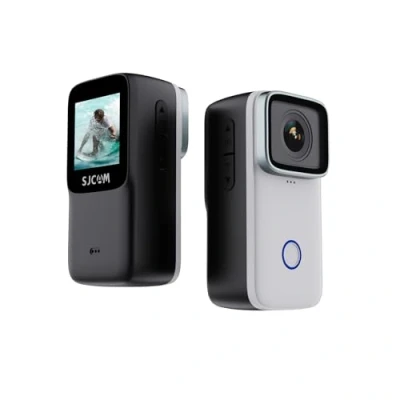 Image de SJCAM C200 Caméra d&#039;action 4KHD Portable Mini Ultra Léger 40M de Sport sous Marine Objectif Grand Angle 154 avec kit d&#039;accessoires Convient pour Le Casque, vélo