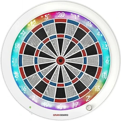 Image de GranBoard cible électronique 3s60 cm blanc/bleu/rouge 4 parties