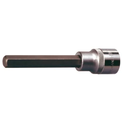 Image de KS Tools 911.1961 Douille tournevis 6 pans mâles 11mm, 1/2&quot;, L140mm du module 712.5038 Version longue En Chrome Vanadium Finition chromée satinée