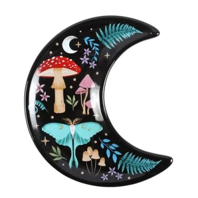 Image de Something Different Wholesale Magnifique Plat à bijoux céleste : motif croissant de lune Parfait pour les et souvenirs Touch
