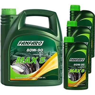 Image de FANFARO MAX 5 80W 90 GL LS API Huile de transmission 7 l