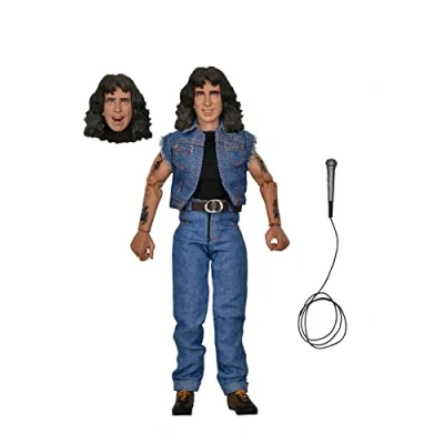 Image de NECA AC DC Bon Scott Highway to Hell Figurine d&#039;action de Collection Hauteur 20cm
