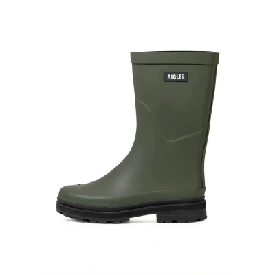 Image de Aigle Bottes en caoutchouc, Femme, Taille: 40, Khaki Caoutchouc naturel