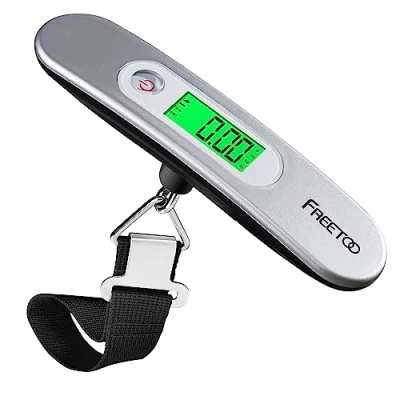 Image de FREETOO Pese Bagage Electronique Balance Portable Bagages Numérique Max 50Kg/110Lb (LB,g,Oz,kg) électronique/Fonction Ta