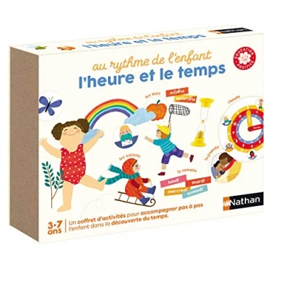 Image de Nathan rythme l&#039;heure et le temps Un coffret original pour apprendre autrement les enfants dès 3 ans, 31165