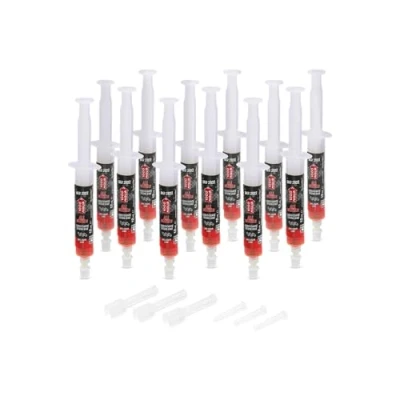 Image de 1000 Miglia BKR 3103 ALL WEATHER Lubrifiant Chaîne Vélo à utiliser sur toute Condition de Piste 144 ml (12x12 ml), seringue avec Applicateurs Drop et Huggie System, formule fluorescente parfumée