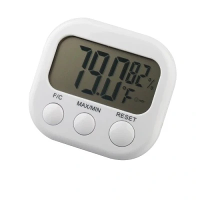 Image de TRIXES Thermomètre digital LCD parfait pour l&#039;hiver, fonction hygromètre, mesure l&#039;humidité