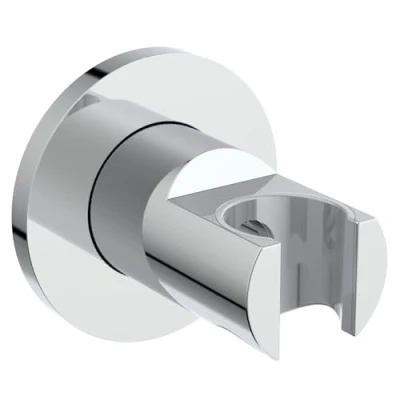 Image de Ideal Standard Multi Suite, Support mural rond pour douchette, Chromé