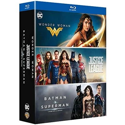 Image de DC Universe Edition Limitée 3 films Inclus le Cube objet connecté COMICS Justice League Coffret Blu ray [Coffret Édition limité + connecté]