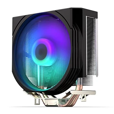 Image de ENDORFY Spartan 5 ARGB, refroidissement par air du processeur facile à installer, design compact, ventilateur Fluctus ARGB intégré EY3A002, noir