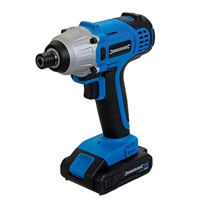 Image de Silverline 996048 Visseuse à percussion 18 V 2 batteries Li Ion 1,5 Ah 240 Bleu