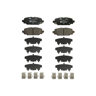 Image de ATE 13.0460 2657.2 Jeu de plaquettes frein avec indicateur d&#039;usure tôle anti bruit accessoires JEEP: Wrangler IV