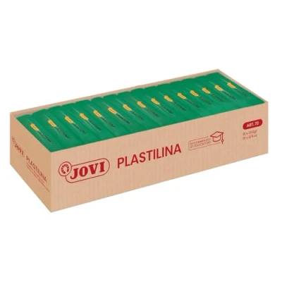 Image de Jovi pâte à Modeler, 7211, Vert foncé, 350 grammes