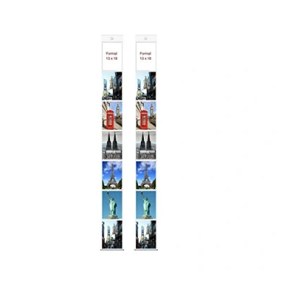 Image de trendfinding 2 Porte Photos muraux Format Portrait pour 7 Photos/Images/Cartes chacun 13 x 18 cm