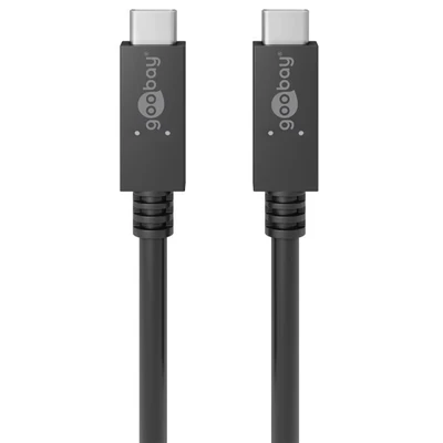 Image de Wentronic 49252 câble USB 3.2 Gen 2 (3.1 2) 0,5 m C Noir Neuf