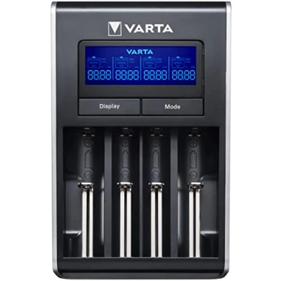 Image de VARTA chargeur de Piles, pour piles AA/AAA rechargeables, Dual Tech Charger, 4 modes charge, contrôle la température et autres mesures sécurité, incl. câble UE 1,8 m, non équipé