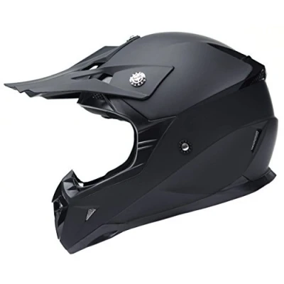 Image de Casque Moto Cross Homme ECE Homologué YEMA YM 915 Intégral DH Enduro Femme Quad Motocross Adulte Noir Mat L