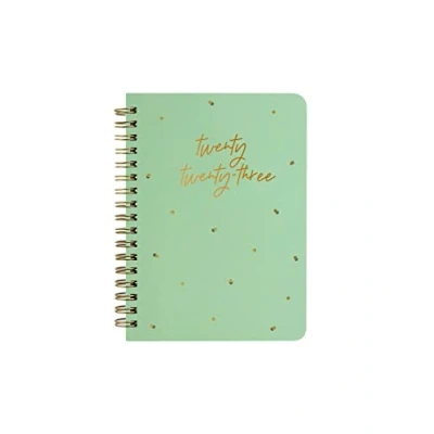 Image de Letts Celebrate Agenda semainier 2023 Vert menthe Format A6